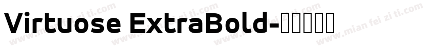 Virtuose ExtraBold字体转换